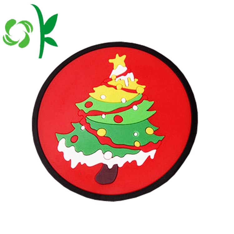 Christmas Resistant Silicone Cup Coaster Cup Place Mat