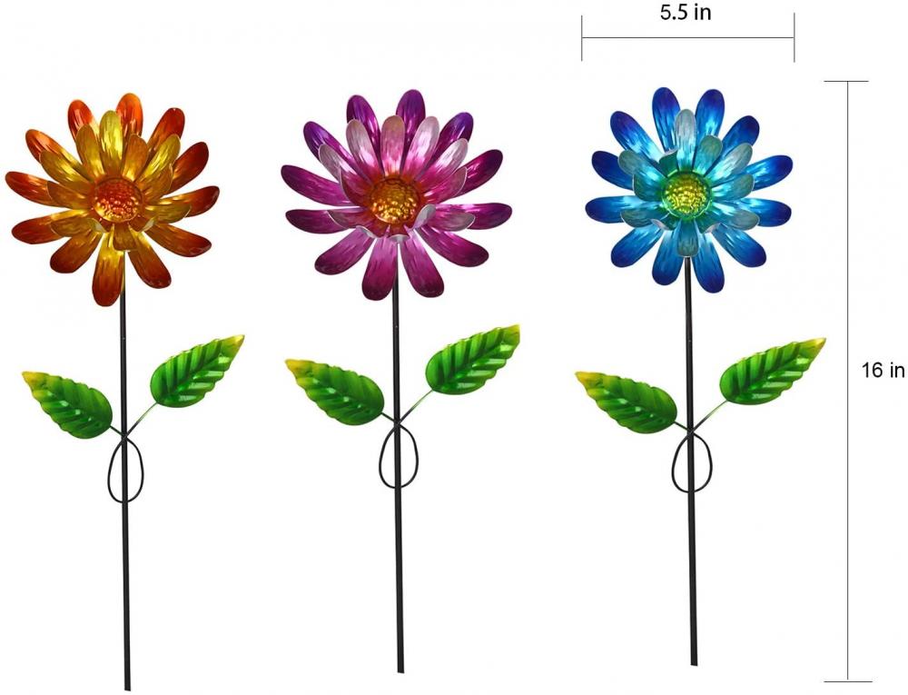 Floral Garden Stake Outdoor