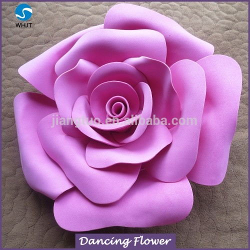 wholesale paper rose flowers for wall Decoration wedding window display