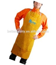 Yellow Split leather welding apron