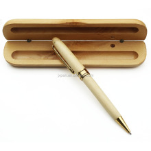 Hot Sale: Luxury Engraved Wood Ball Pen Set in Gift Boxes