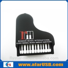 New custom usb stick rubber usb flash drive piano usb