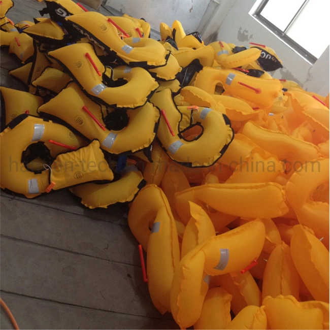 Auto/Manual 300N Air Double Ramber Lifesaving Lifesjacket for Safety Marine