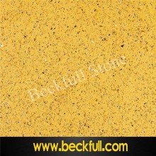 PXQZ802 Crystal Yellow Quartz Stone Slabs,Yellow Mirror Quartz