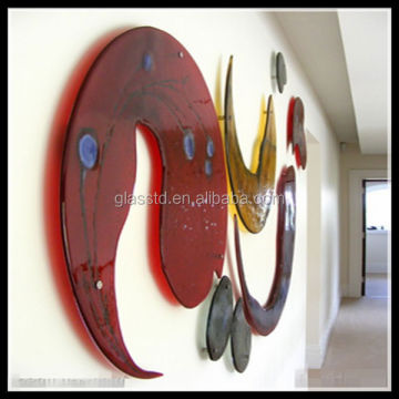 new design hand blown glass wall art