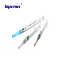 Medical Auto Destructive safety syringe
