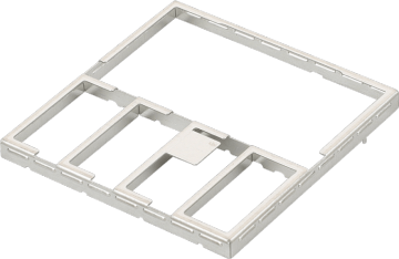 Rectangular PCB Shield Frame Insert