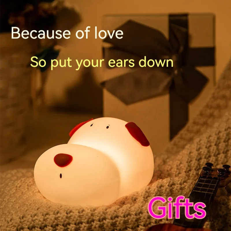 Adorable Silicone Night Light with Colorful Timer Feature