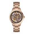 Skeleton Dial Steel Mechanical Woman Automatic Watch