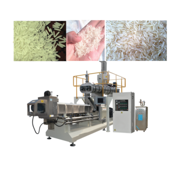 FRK Fortified Rice Kernel Extruder Machine - Nutritional Rice Production Plant China Make