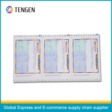 Barcode Printing Logistic Waybill für Express Unternehmen