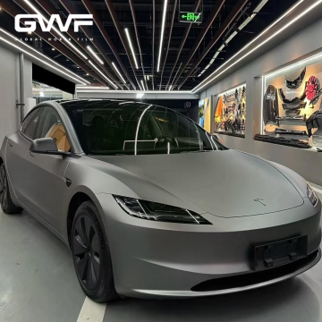 Satin Liquid Metallic Silver color ppf