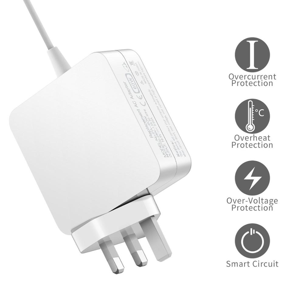 60W 16.5V 3.65A 전원 어댑터 충전기 애플 맥북