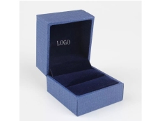 Luxury Custom Paper Jewelry Box with Flocking Insert
