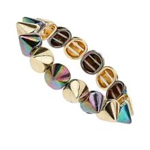 Gold cat-shaped charm bracelet