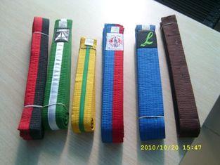 Customize Double Color Judo Belt , color belts in martial a