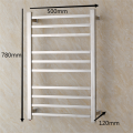 Stainless Steel Square Tube Towel Warmer Rack