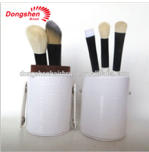 PU cosmetic brush cup holder,makeup brush case