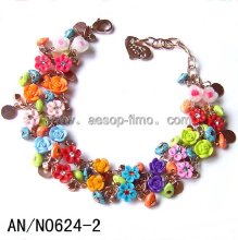 polymer clay bracelet