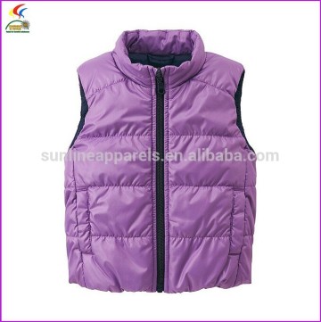 new pattern western girl leather down vest with waterproof