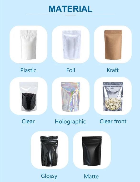 stand up barrier pouches