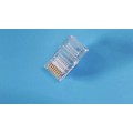 Connettore placcato oro 8P8C cat5e Testa di cristallo RJ45