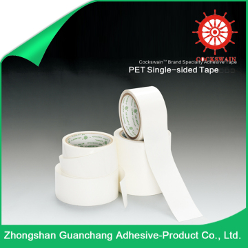 China Supplier Heat Resistance Transparent Pet Tape/ PET Single Sided Tape