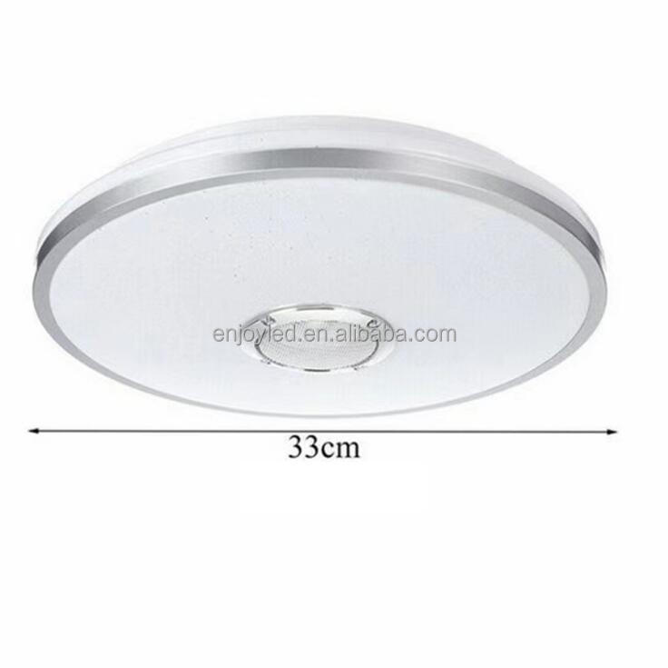 30 / 33cm intelligent BT music lamp app modern simple children's room study bedroom balcony led ceiling lamp