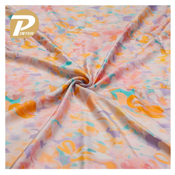 Custom Digital Printed Satin Silk Fabric