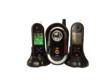 Wall Mounted Colour Video Doorphone 2.4ghz , Wireless Door Intercom