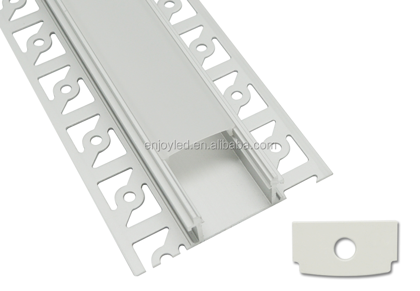 New anodized silver heat sink Architectural Gypsum Plaster led alu profile Ceiling Wall Aluminium Led Profile
