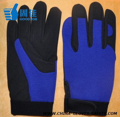 Industrial Leather Mechanic Gloves for Tools