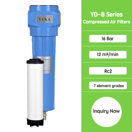 Filtri per linea aria compressa per compressore d'aria