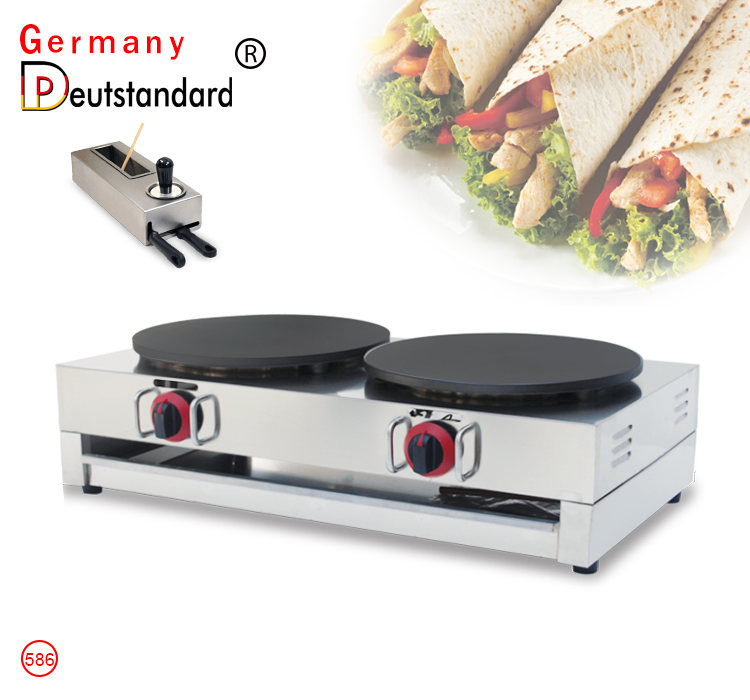 double gas crepe maker