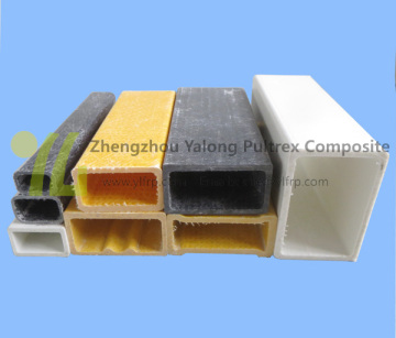 Colorful Rectangular Fiberglass Tube/ Rectangular Hollow Tube For Building