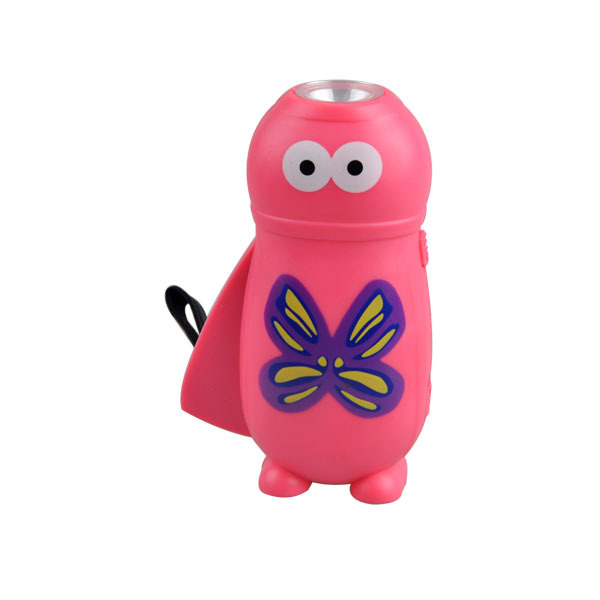 Mini Animal Shape Dynamo Flashlight Safety Kids Mini Flashlight