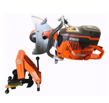 Internal combustion rail sawing machine