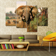 African Animal Decor Painting