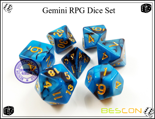 Zwillings-RPG-Würfel Set-2 Gemini RPG Dice Set-2
