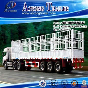 Agricultural Product transport semi trailer/stake semi trailer manufacturer/hot sale stake semi-trailer