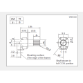 Drehpotentiometer der Serie RK09K