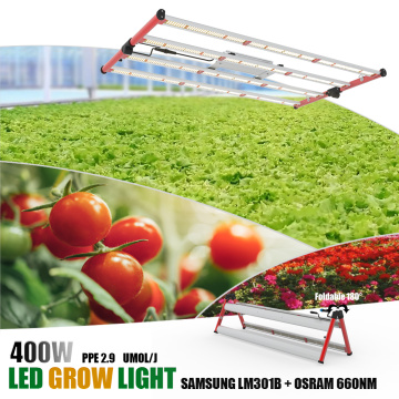 Växthus hydroponics snabb frakt 400W LED växer ljus
