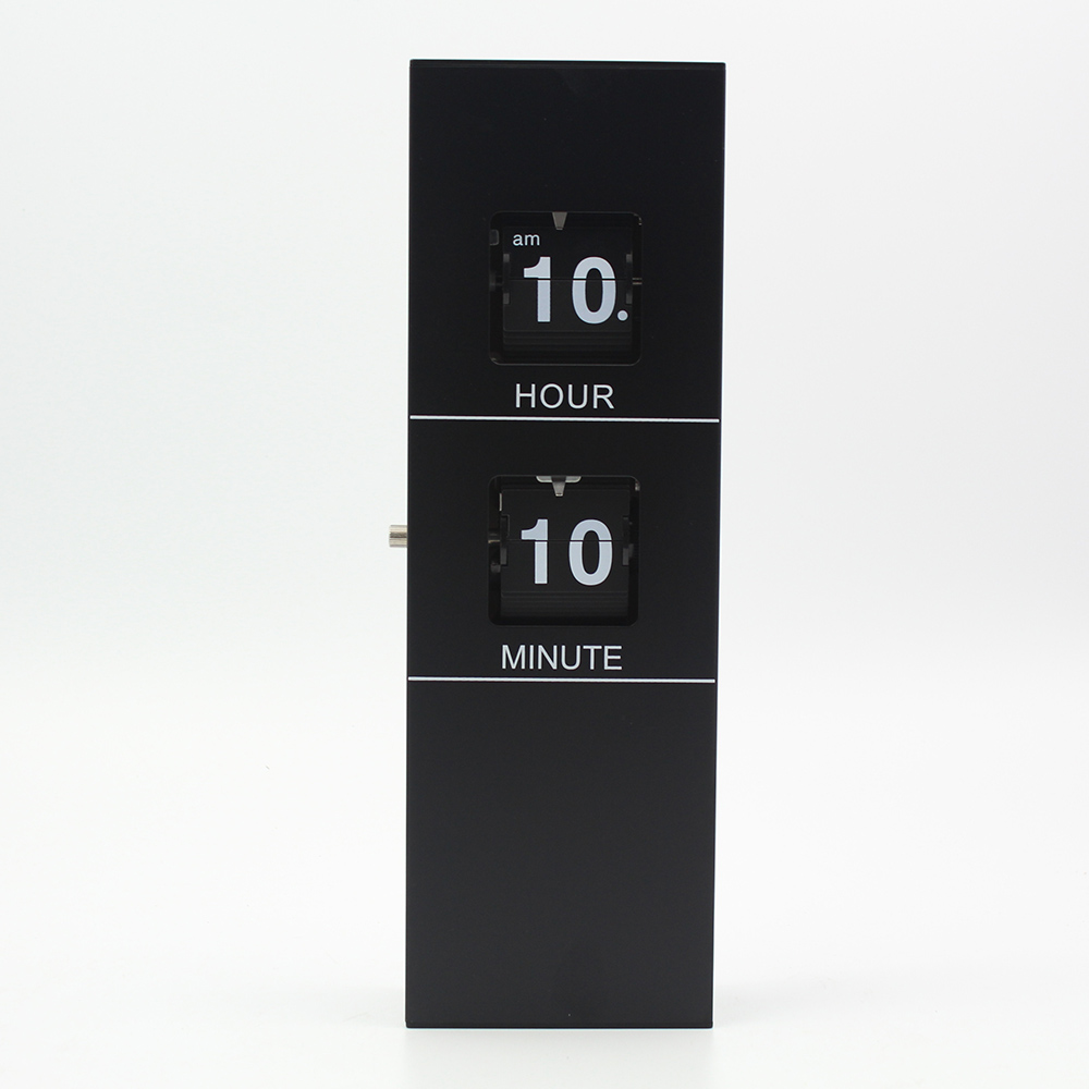 Cuboid Metal Pendulum Flip Clock