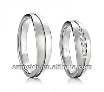 OEM/ODM jewelry wedding ring factory-Different channel setting engagement rings