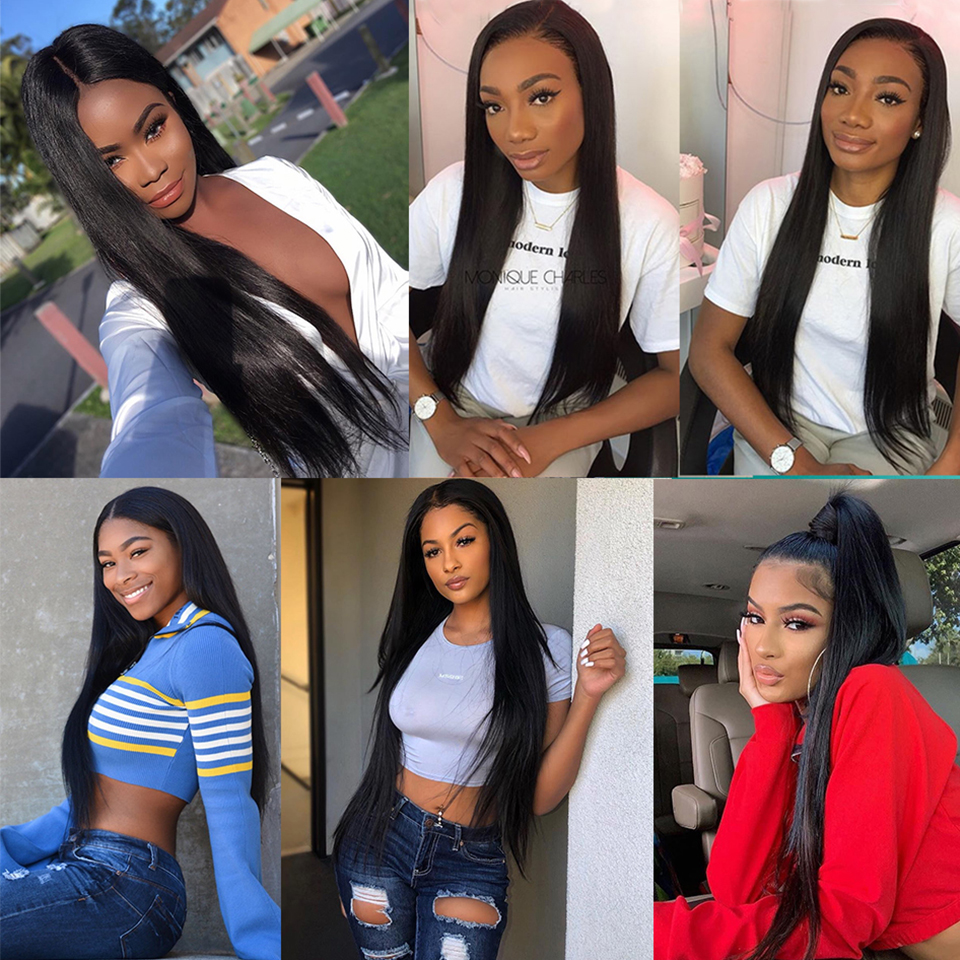 Factory Outlet Swiss 13X6 Hd Lace Frontal Wig Pre Plucked Brazilian Hair Wig With Black Women 100% Human Hair Wig Lace Front