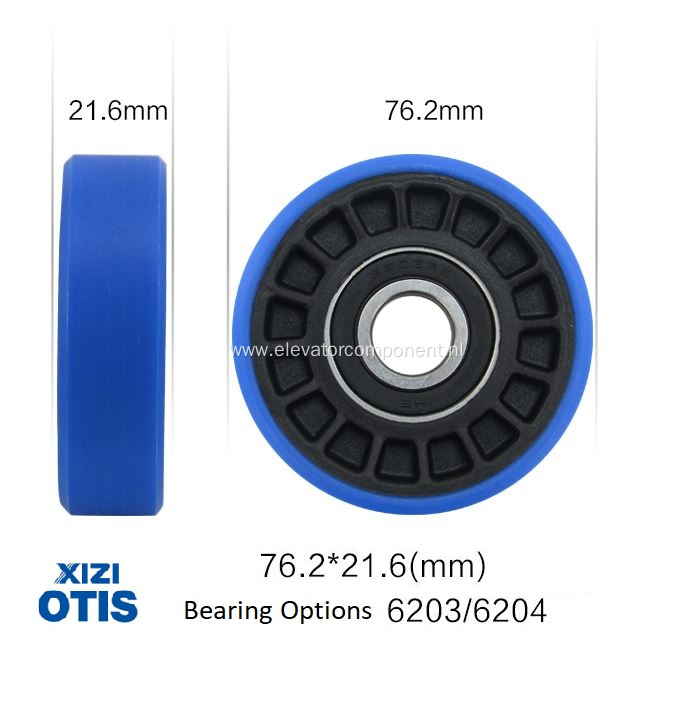 Xizi OTIS Escalator Step Roller 76.2*21.6*6203/6204