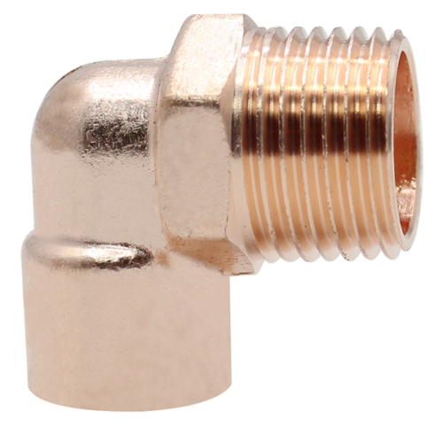 Copper Threaded Male Elbow