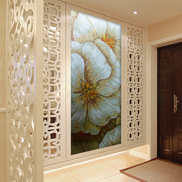 SMM04 Flower pattern for wall Mosaic art patterns 3d wallpaper corrider mural