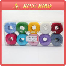 china high quality 100 cotton sewing thread