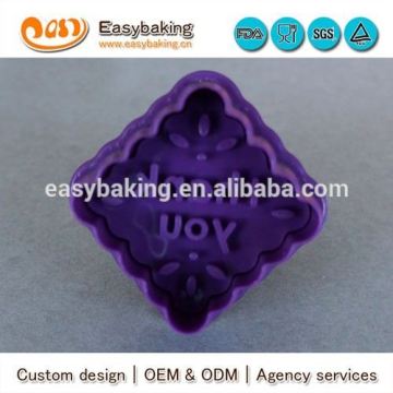 3D cartoon mini thank you plastic cookie cutter custom cookie cutter